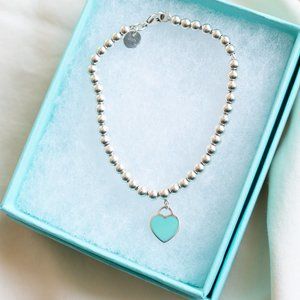 Tiffany & CO Heart charm bracelet